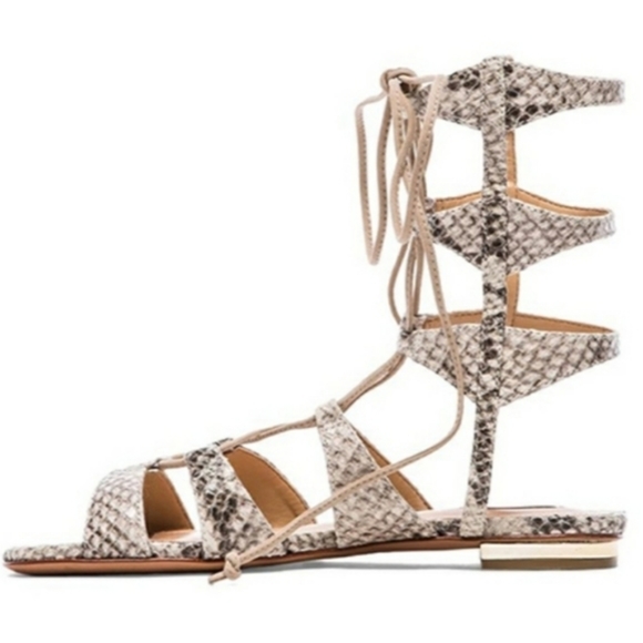 ERLINA SNAKESKIN GLADIATOR SANDAL - Picture 5 of 9